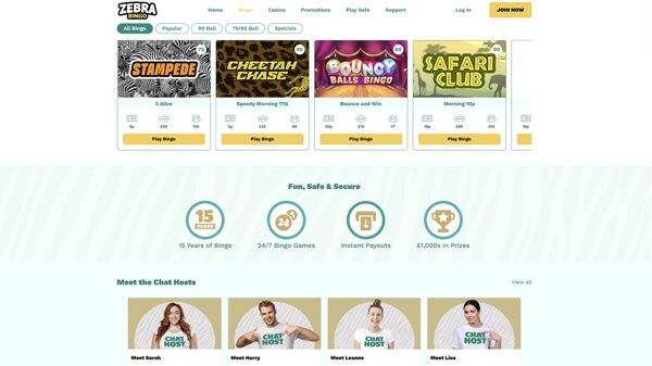 Zebra Bingo